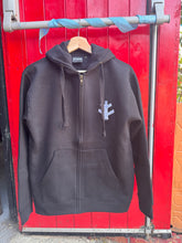 Load image into Gallery viewer, Full zip Hoodie - Black
