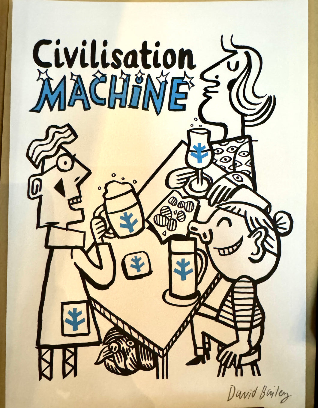 Civilisation Machine Signed Print!